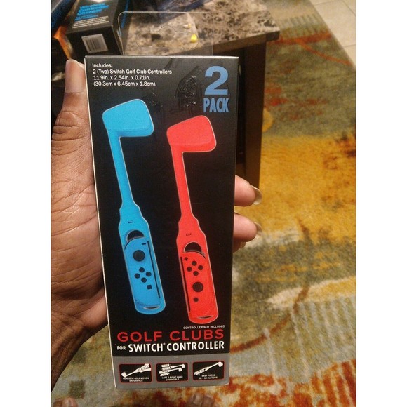 Golf Club for NSW Golf Super Rush for Nintendo Switch - 2 Pack - Picture 1 of 2